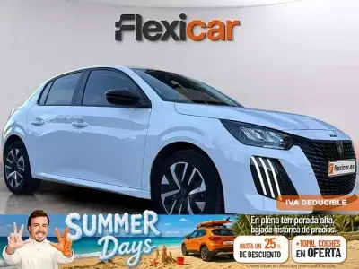 Usado Peugeot 208 Active 100 CV (73 kW) 2024 Blanco Utilitario