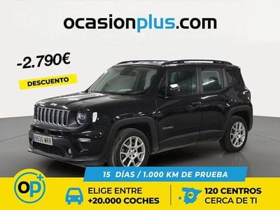 Usado Jeep Renegade Altitude 130 CV (95 kW) 2024 Negro SUV