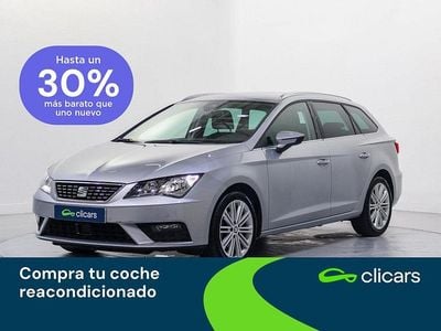 Usado Seat Leon XCELLENCE 130 CV (95 kW) 2020 Gris / plata Familiar