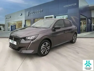 Usado Peugeot 208 Allure 101 CV (74 kW) 2021 Gris Utilitario