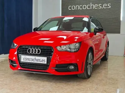 Usado Audi A1 90 CV (66 kW) 2014 Rojo Utilitario