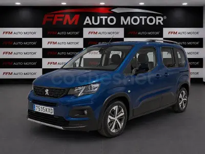 Usado Peugeot Rifter GT-line 131 CV (96 kW) 2019 Azul Monovolumen