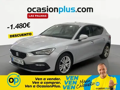 Usado Seat Leon Style 115 CV (84 kW) 2021 Gris