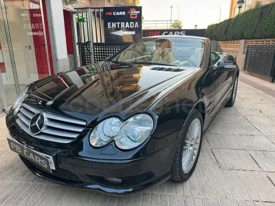 Usado Mercedes SL55 AMG AMG 500 CV (367 kW) 2004 Negro Descapotable