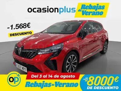 Usado Renault Clio V Techno 90 CV (66 kW) 2024 Rojo Berlina