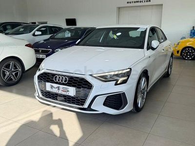 Usado Audi A3 S-Line 116 CV (85 kW) 2020 Blanco Berlina