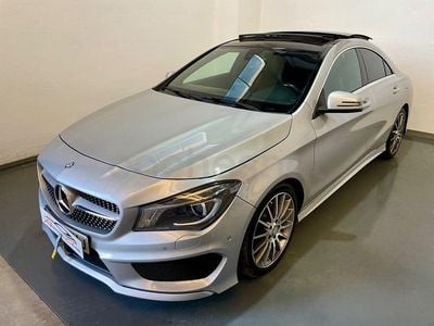 Usado Mercedes CLA200 AMG line 136 CV (100 kW) 2015 Gris / plata Berlina
