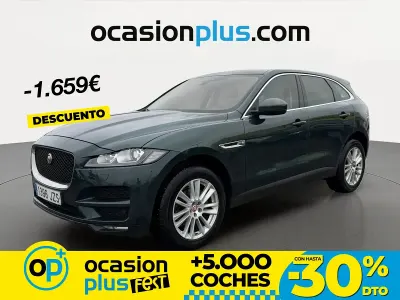 Usado Jaguar F-Pace Prestige 180 CV (132 kW) 2017 Verde SUV