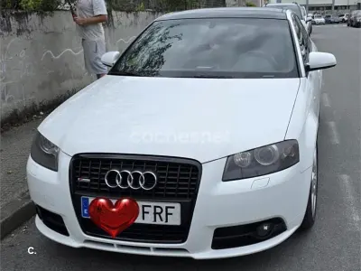 Usado Audi A3 Ambition 140 CV (102 kW) 2007 Blanco Utilitario