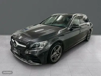 Usado Mercedes C220 194 CV (142 kW) 2021 Negro Familiar