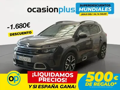 Usado Citroën C5 Aircross Shine 177 CV (130 kW) 2019 Gris SUV