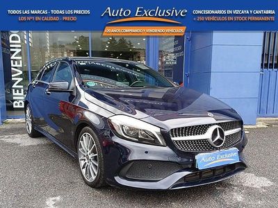 Usado Mercedes A200 136 CV (100 kW) 2018 Azul Berlina