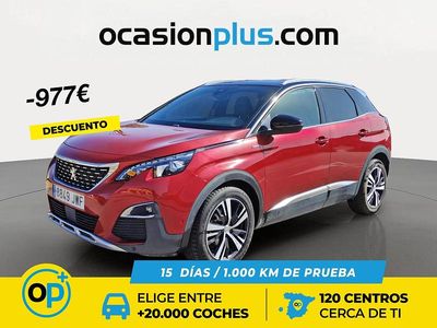 Rojo Usado 2017 Peugeot 3008 GT-line SUV | 12.213 € (Precio justo)