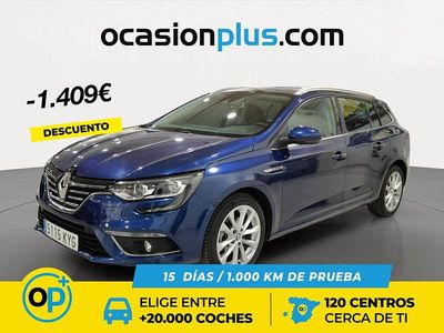 Usado Renault Mégane GrandTour Zen 140 CV (102 kW) 2019 Azul Familiar