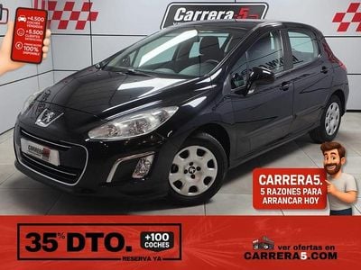 Usado Peugeot 308 Access 92 CV (67 kW) 2012 Negro Utilitario