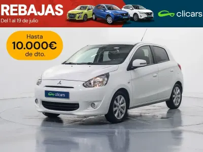 Usado Mitsubishi Space Star Motion 80 CV (58 kW) 2014 Blanco Monovolumen