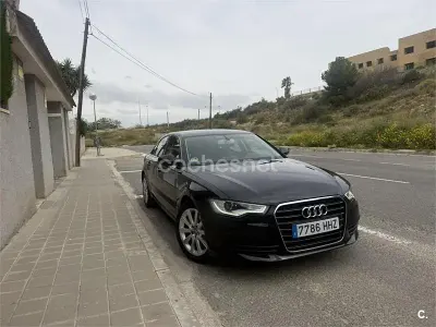 Usado Audi A6 204 CV (150 kW) 2012 Negro Berlina