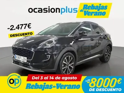 Usado Ford Puma Titanium 125 CV (91 kW) 2022 Negro SUV