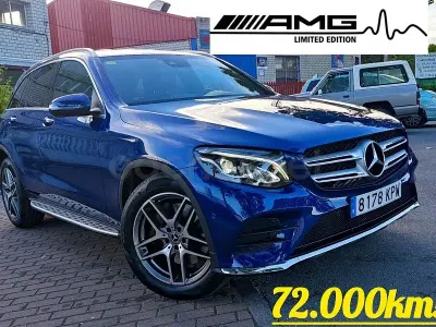 Usado Mercedes GLC250 211 CV (155 kW) 2018 Azul SUV