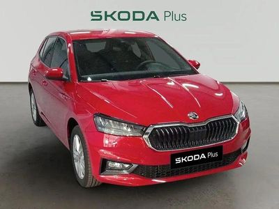 Ny Skoda Fabia 115 HK (84 kW) 2025 Rød Sedan