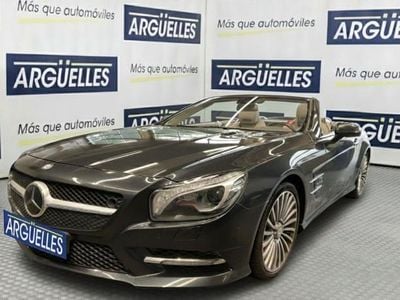 Negro Usado 2014 Mercedes SL500 AMG line Descapotable | 54.800 €