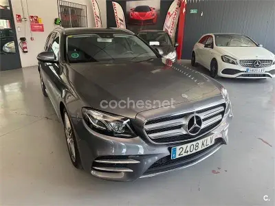 Usado Mercedes E220 194 CV (142 kW) 2018 Gris / plata Familiar