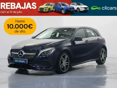 Usado Mercedes A200 136 CV (100 kW) 2018 Azul Berlina