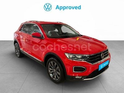 Rojo Usado 2021 VW T-Roc Sportline SUV | 20.900 € (Precio justo)