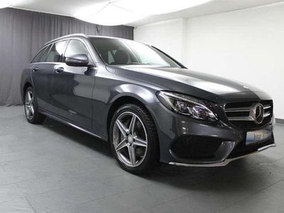 Usado Mercedes C250 AMG 204 CV (150 kW) 2016 Gris Familiar