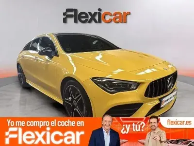 Usado Mercedes CLA250e Shooting Brake 224 CV (164 kW) 2020 Amarillo Familiar