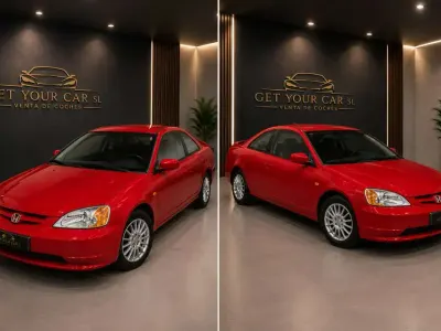 Usado Honda Civic ES 125 CV (91 kW) 2001 Rojo Coupe