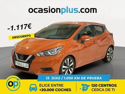Usado Nissan Micra Acenta 117 CV (86 kW) 2020 Naranja Utilitario