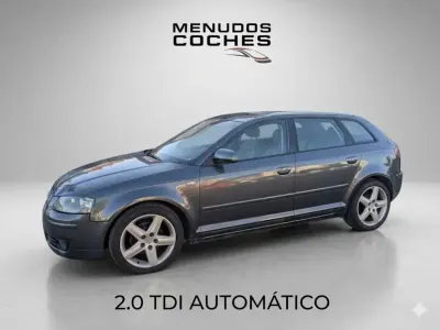 Usado Audi A3 Sportback Ambition 140 CV (102 kW) 2005 Gris Utilitario