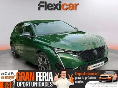 Usado Peugeot 308 SW GT 180 CV (132 kW) 2021 Verde Familiar