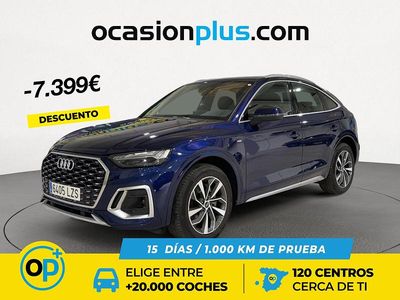 Usado Audi Q5 S-Line 163 CV (119 kW) 2022 Azul SUV