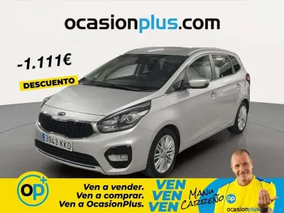 Usado Kia Carens 136 CV (100 kW) 2018 Gris Monovolumen