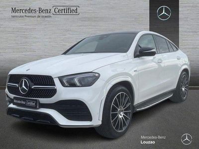 Usado Mercedes GLE350 AMG line 320 CV (235 kW) 2021 Blanco polar