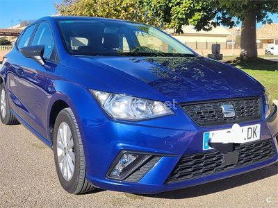 Usado Seat Ibiza Style 95 CV (69 kW) 2019 Azul Berlina