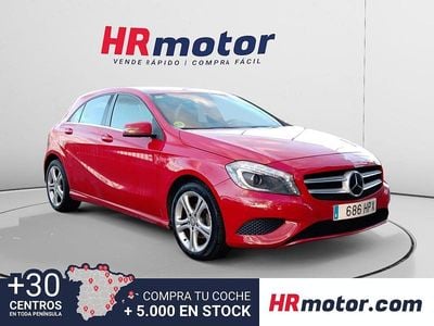 Rojo Usado 2013 Mercedes A180 Style Berlina | 11.890 € (Precio justo)