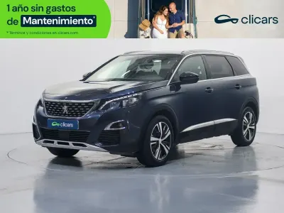 Usado Peugeot 5008 GT-line 130 CV (95 kW) 2018 Azul SUV