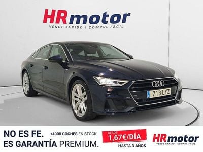 Usado Audi A7 Ambiente 204 CV (150 kW) 2022 Azul Utilitario