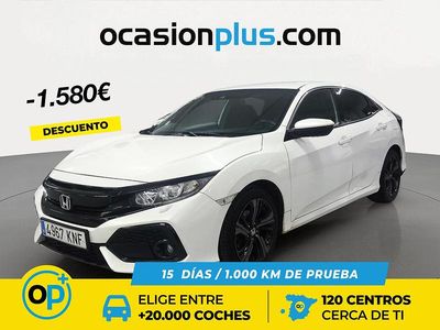 Usado Honda Civic Elegance 129 CV (94 kW) 2018 Blanco
