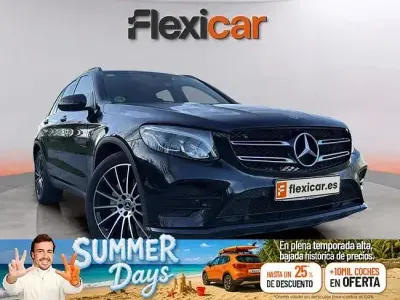 Usado Mercedes GLC220 170 CV (125 kW) 2018 Negro SUV