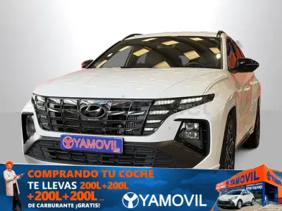 Usado Hyundai Tucson N Line 150 CV (110 kW) 2022 Blanco SUV