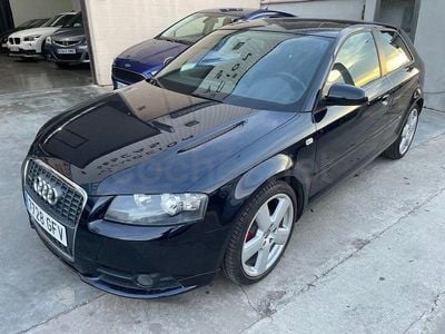 Usado Audi A3 S-Line 105 CV (77 kW) 2008 Azul Utilitario