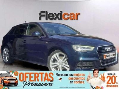 Usado Audi A3 Sportback S-Line 116 CV (85 kW) 2019 Burdeos Utilitario