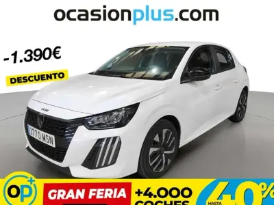 Usado Peugeot 208 Active 102 CV (75 kW) 2024 Blanco Utilitario