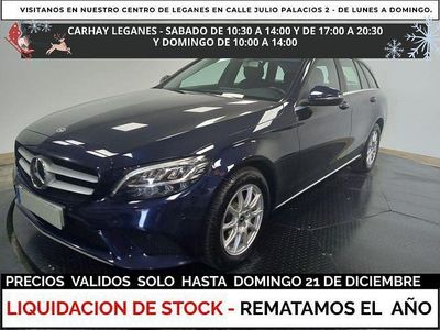Negro Usado 2019 Mercedes C200 Business Familiar | 19.890 € (Buen precio)