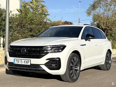Second-hand VW Touareg R-line 286 CP (210 kW) 2018 Alb SUV