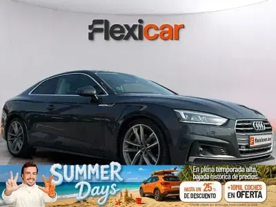 Usado Audi A5 190 CV (139 kW) 2018 Gris Coupe